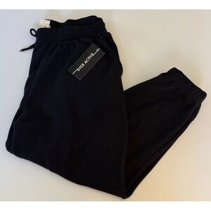 Black Joggers Sweatpants Womens 3X Fleece DYCE